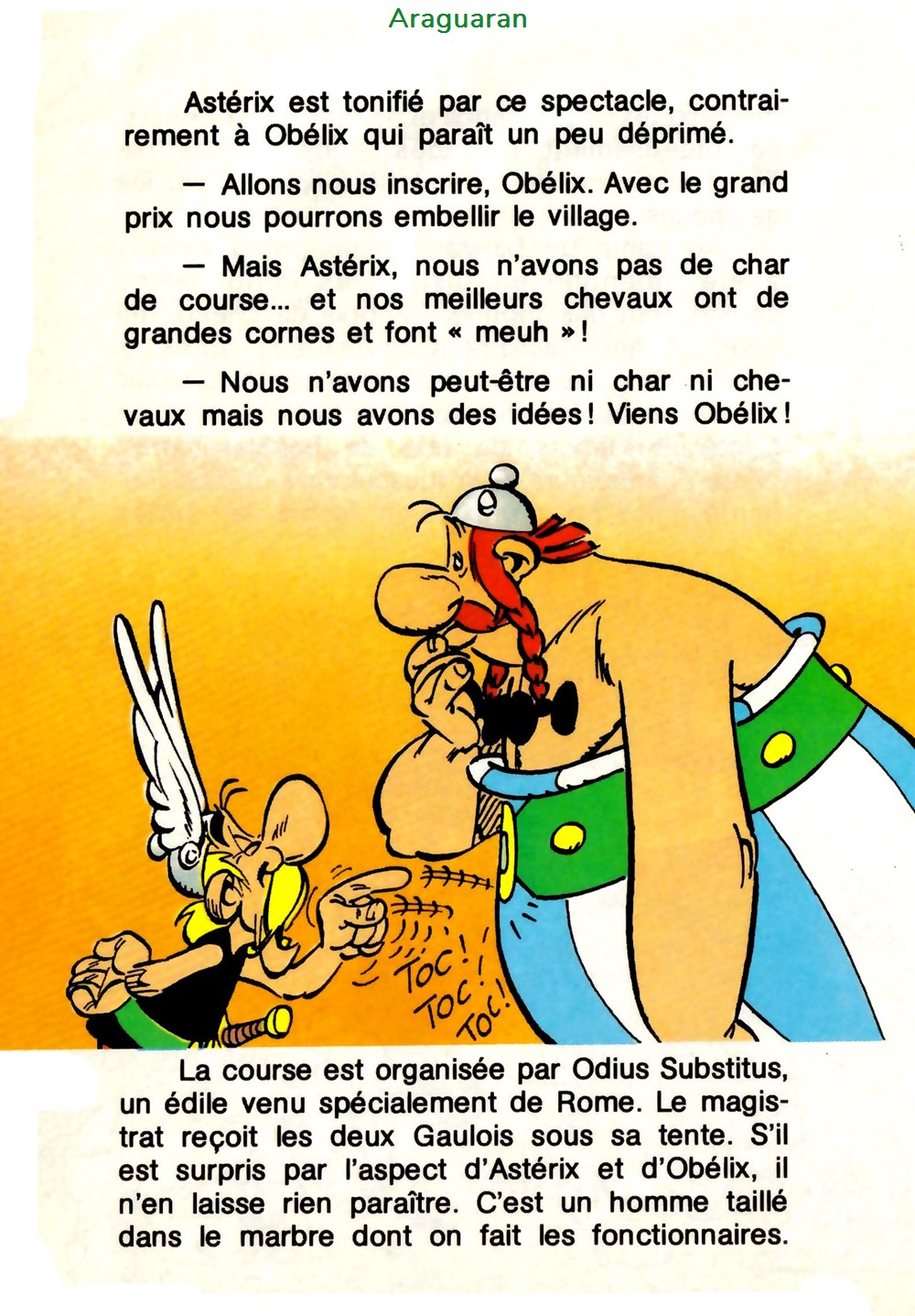 Album Rouge et Or - Astérix - 03 - La course de char 7 livres bd revues bandes dessinees album rouge et or asterix 03 la course de char