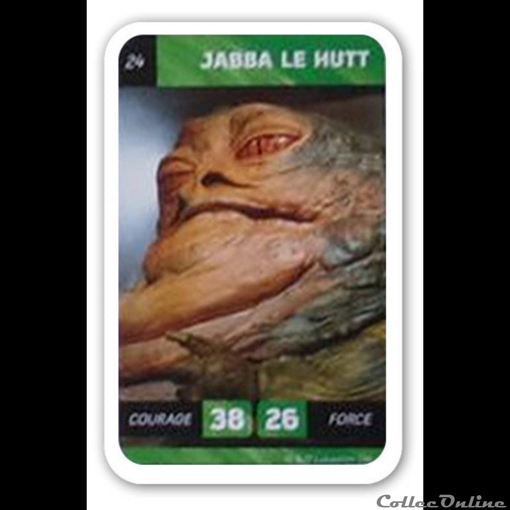 24 - Jabba Le Hutt jeux jouet jeu de carte collectionner 24 jabba le hutt
