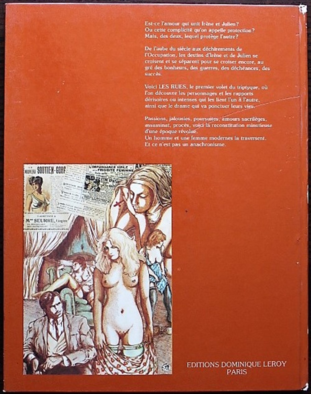 La croix ensanglantée - 01 - Les rues (1901) - EO 1981 livres bd revues bandes dessinees la croix ensanglantee 01 les rues 1901 eo 1981