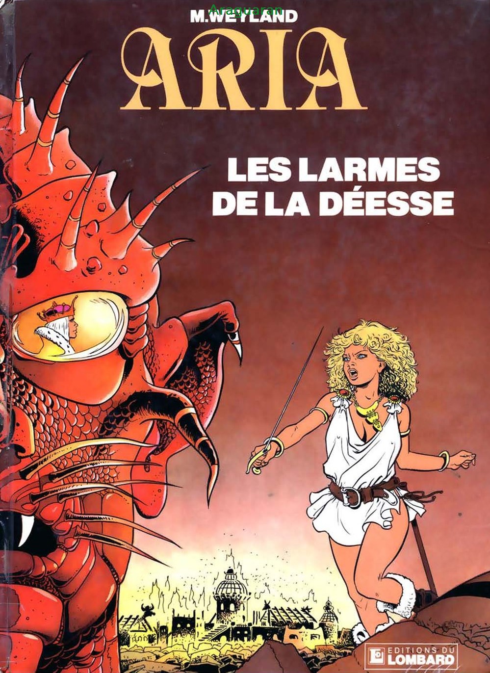 Album - Aria - 05 - Les larmes de la déesse livres bd revues bandes dessinees album aria 05 les larmes de la deesse