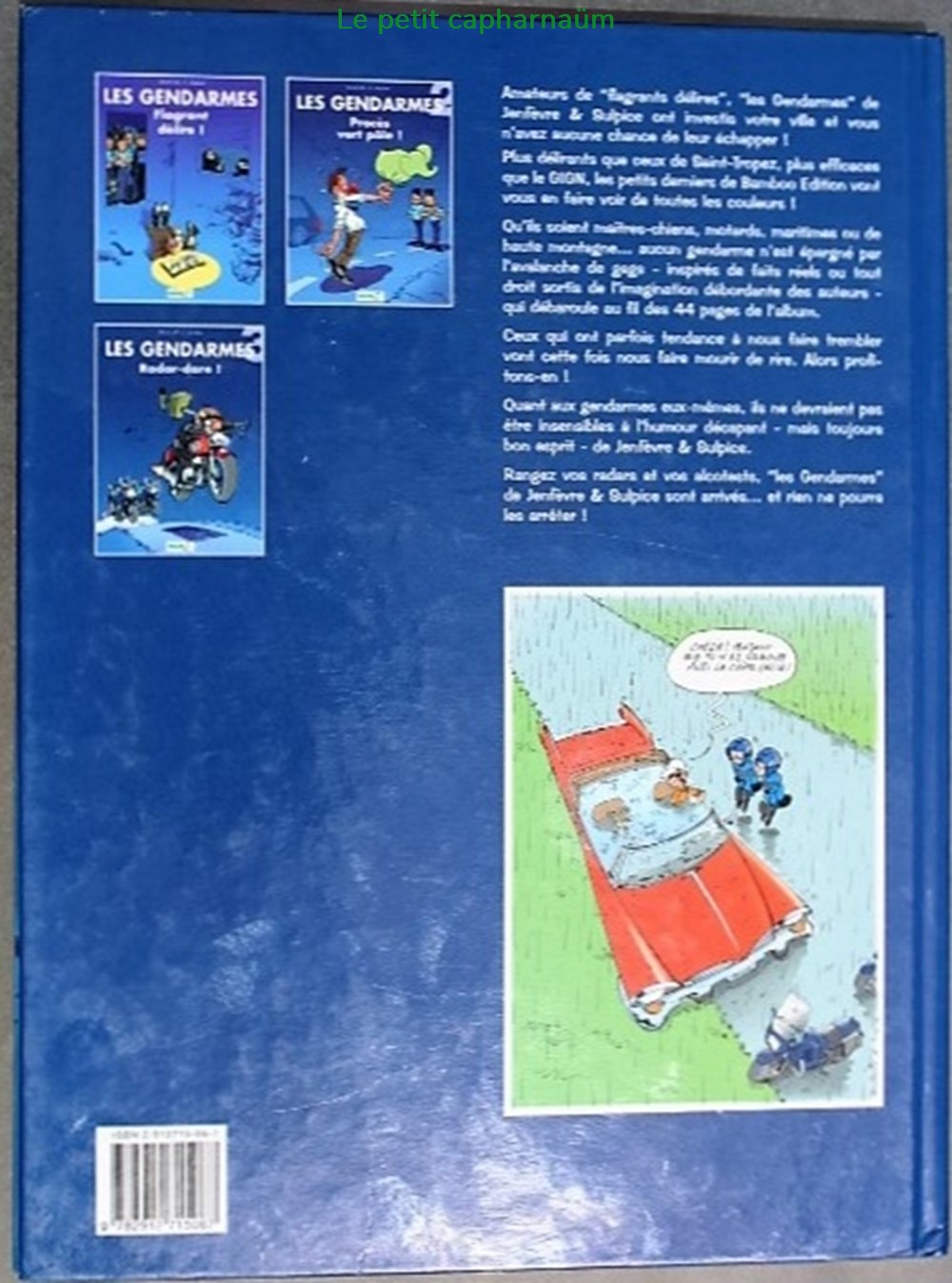 Les gendarmes - 02 - Procès vert pâle ! - Rééd. 2001 livres bd revues bandes dessinees les gendarmes 02 proces vert pale reed 2001