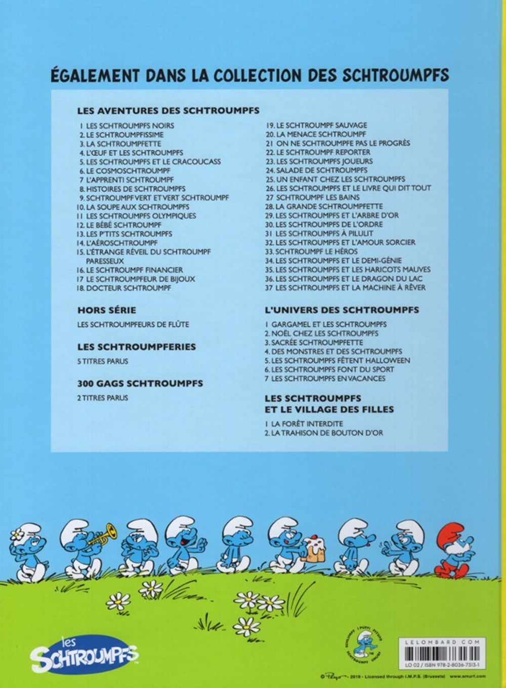 Les schtroumpfs - 37 - Les schtroumpfs et la machine à rêver - EO 2019 livres bd revues bandes dessinees les schtroumpfs 37 les schtroumpfs et la machine a rever eo 2019