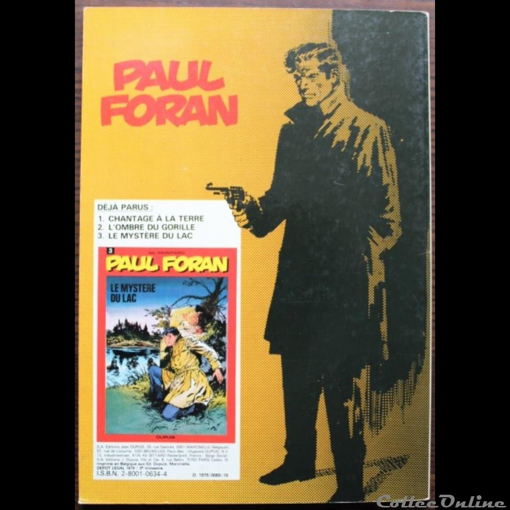 Paul Foran - 04 - La momie livres bd revues bandes dessinees paul foran 04 la momie