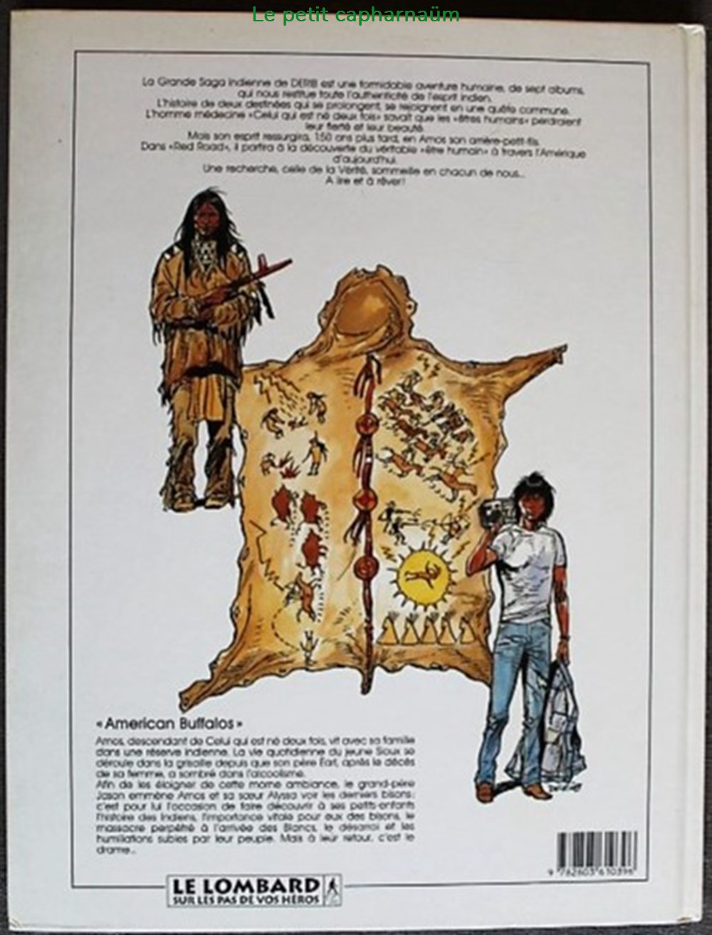 Red road - 04 - American Buffalos - Rééd. 1993 livres bd revues bandes dessinees red road 04 american buffalos reed 1993