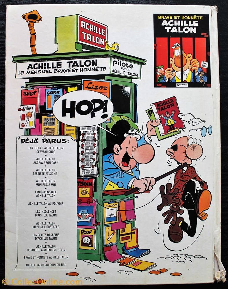 livres bd revues bandes dessinees album achille talon 12 achille talon au coin du feu eo 1975