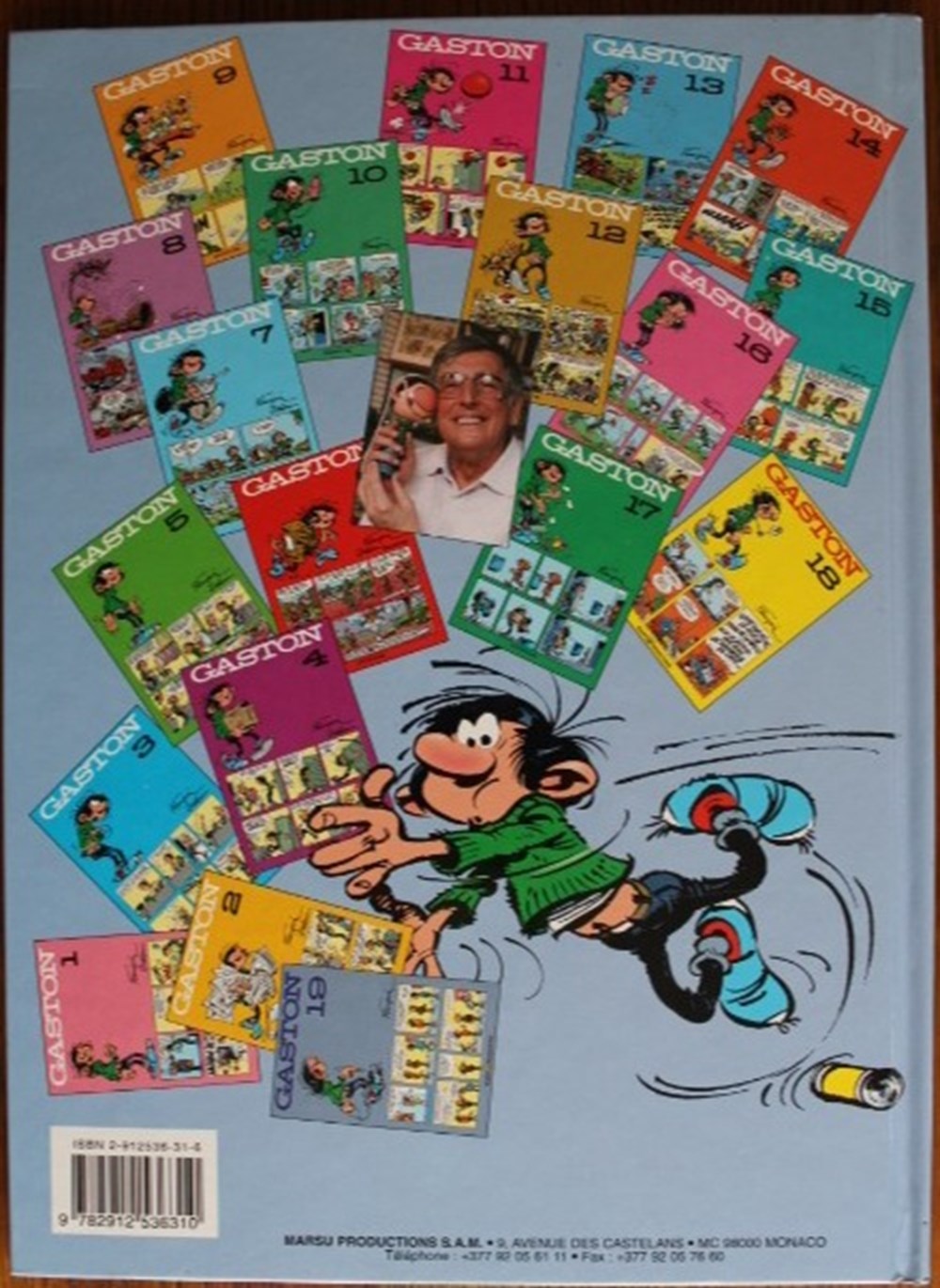 livres bd revues bandes dessinees gaston edition 40 anniversaire 19 eo 1999