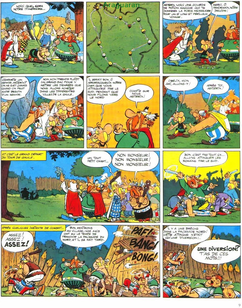 Album - Astérix - 05 - Le tour de Gaule d'Astérix 6 livres bd revues bandes dessinees album asterix 05 le tour de gaule asterix