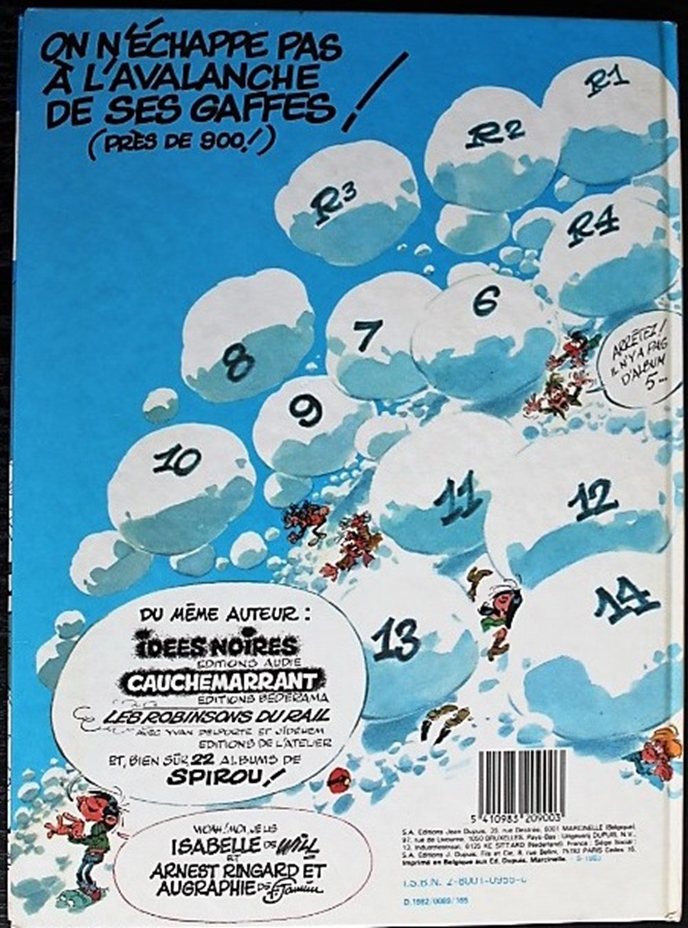 Gaston - 14 - La saga des gaffes - Rééd. 1983 livres bd revues bandes dessinees gaston 14 la saga des gaffes reed 1983