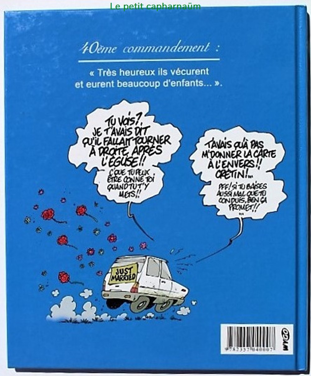 Album - 40 commandements (Les) - 01 - Les 40 commandements du mariage - EO 2007 livres bd revues bandes dessinees album 40 commandements les 01 les 40 commandements du mariage eo 2007