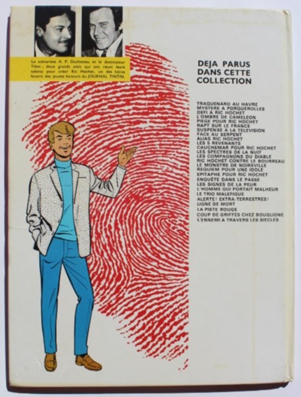 Ric Hochet - 26 - L'ennemi à travers les siècles - EO 1978 livres bd revues bandes dessinees ric hochet 26 ennemi a travers les siecles eo 1978
