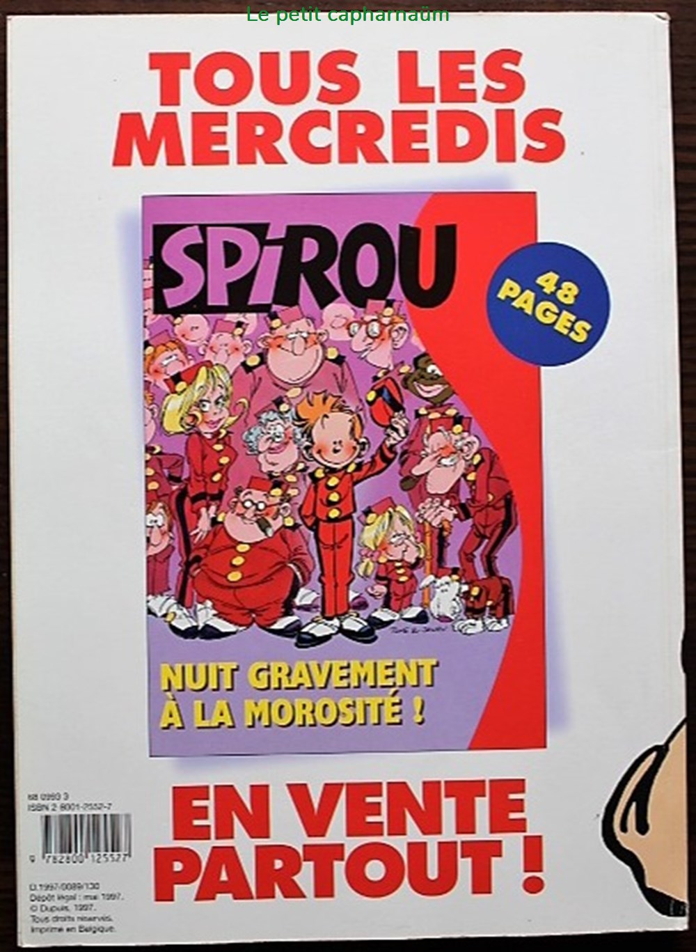 Spirou - Jeux & gags (196 pages de) - 04 - 1997 livres bd revues bandes dessinees spirou jeux gags 196 pages de 04 1997