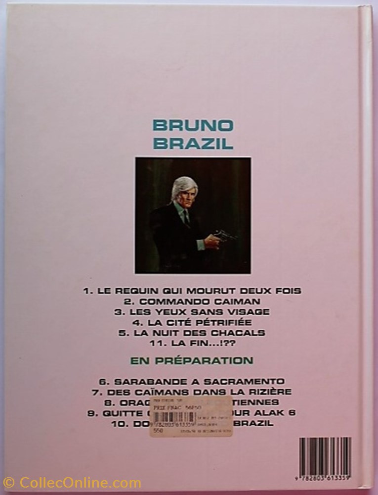 Bruno Brazil - 05 - La nuit des chacals - Rééd. 1998 livres bd revues bandes dessinees bruno brazil 05 la nuit des chacals reed 1998