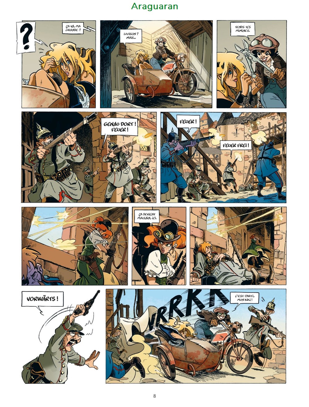Album - Artilleuses (Les) - 03 - Le secret de l'elfe 7 livres bd revues bandes dessinees album artilleuses les 03 le secret de elfe