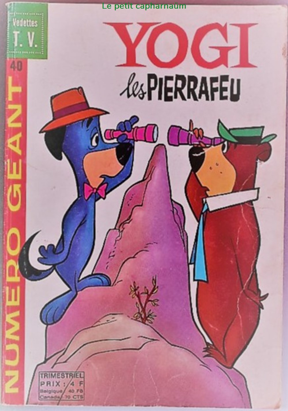 livres bd revues bandes dessinees yogi geant 40 avril 1975