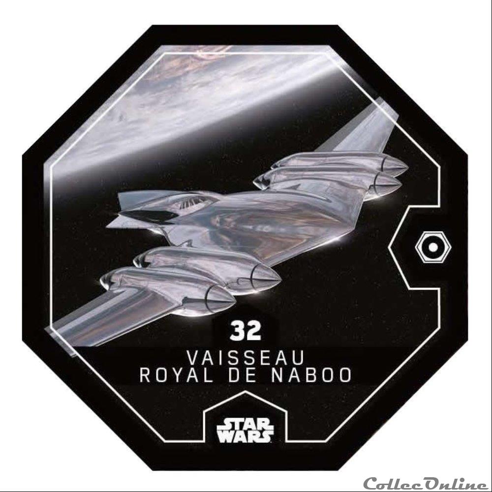 jeux jouet jeu carte collectionner 32 vaisseau royal de naboo