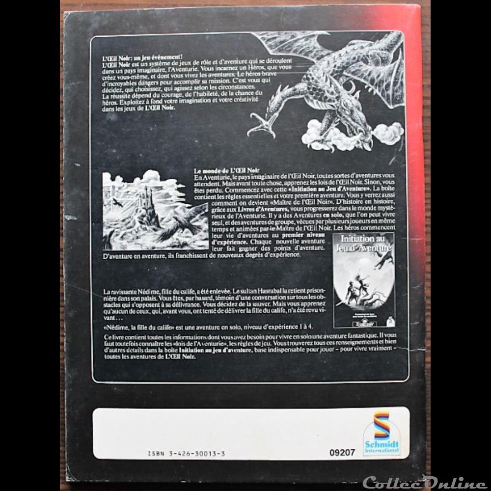 jeux jouets roles jeu de role oeil noir 03 nedime la fille du calife