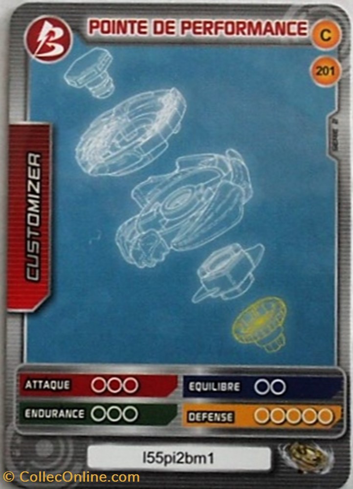 jeux jouets jeu carte collectionner tcg beyblade 201 240 pointe de performance