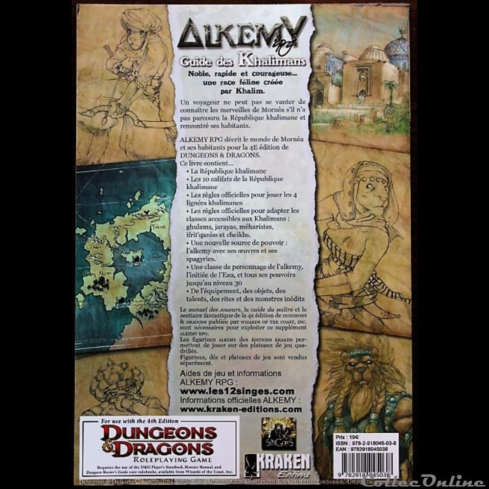 Jeu de rôle - Alkemy - Guide des Khalimans jeux jouet jeu de role alkemy guide des khalimans