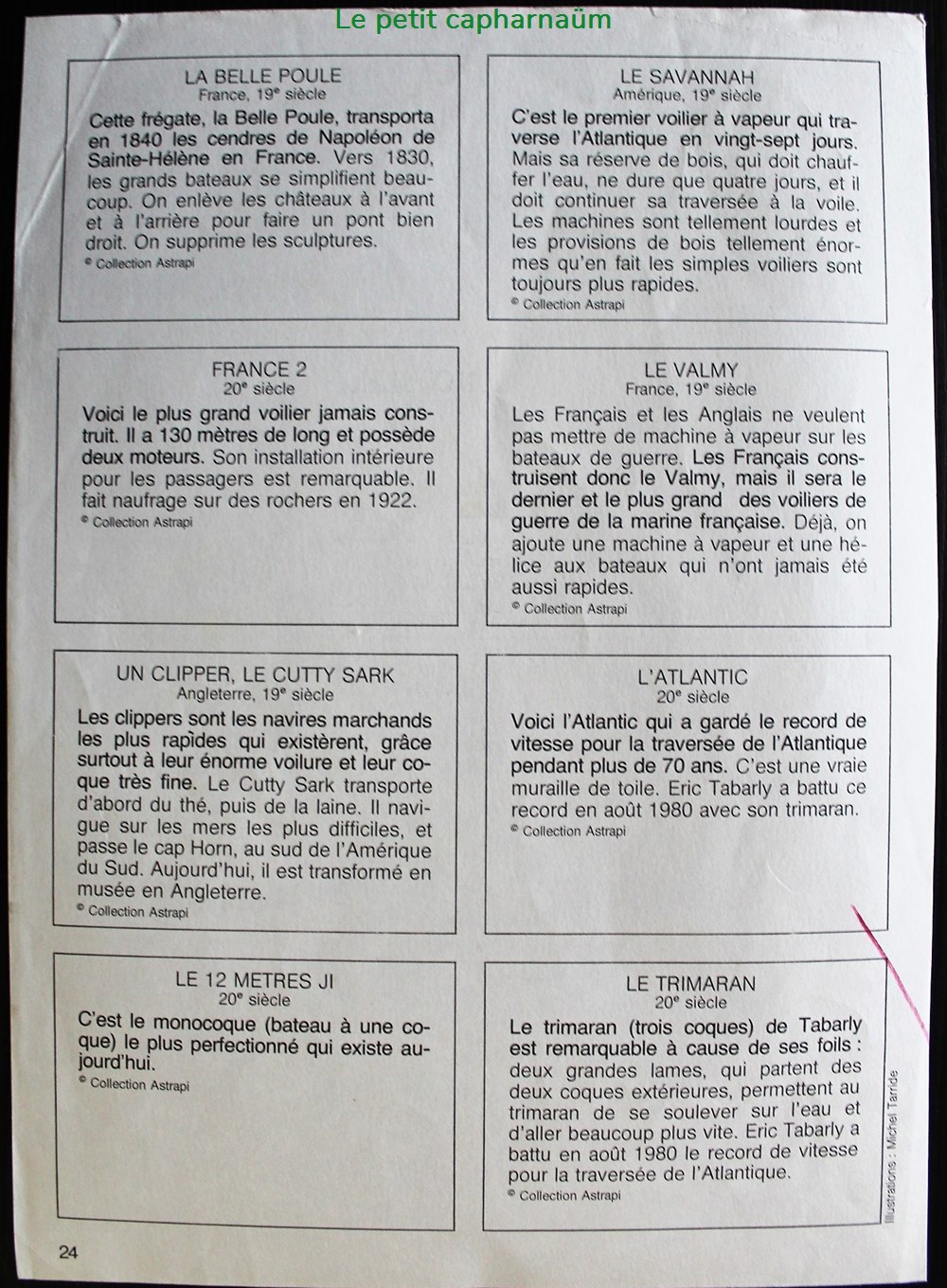 documents anciens chromos planches images les voiliers