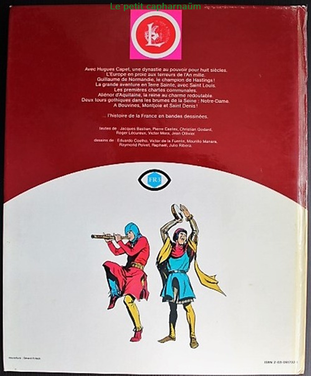 Histoire de France en BD - INT 02 - De Hugues Capet à Bouvines - Rééd. 1976 livres revues bandes dessinees histoire de france en bd int 02 de hugues capet a bouvines reed 1976