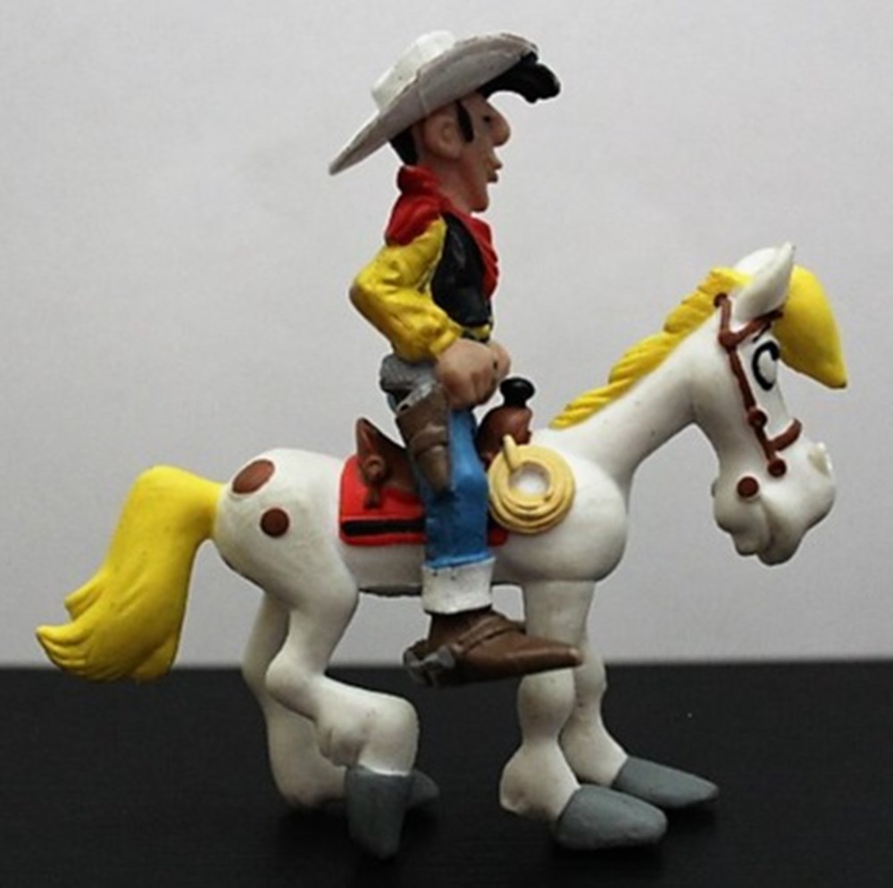Lucky Luke - Figurine Lucky Luke et Jolly Jumper - Schleich 1984 et Plastoy 1997 figurines bande dessinee lucky luke figurine lucky luke et jolly jumper schleich 1984 et plastoy 1997