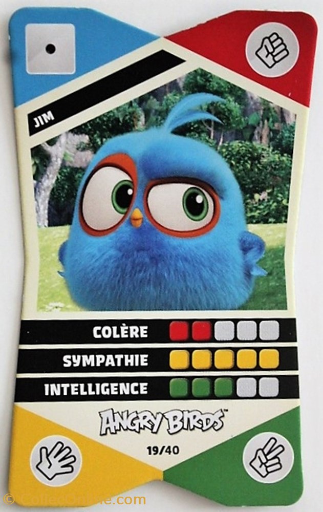 Angry Birds - C19 - Jim jeux jouets jeu de carte collectionner angry birds c19 jim