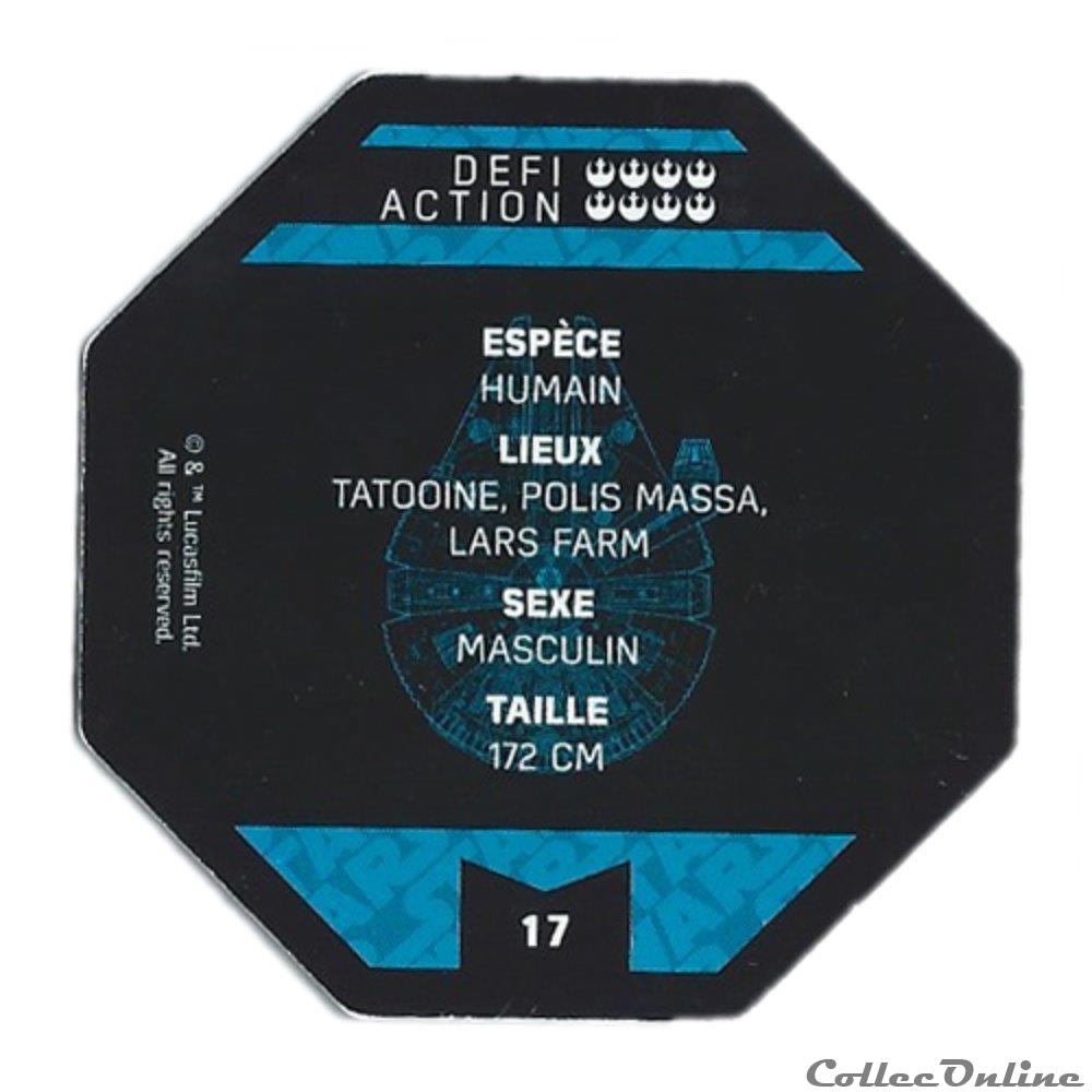 17 - Luke Skylwalker jeux jouet jeu de carte collectionner 17 luke skylwalker