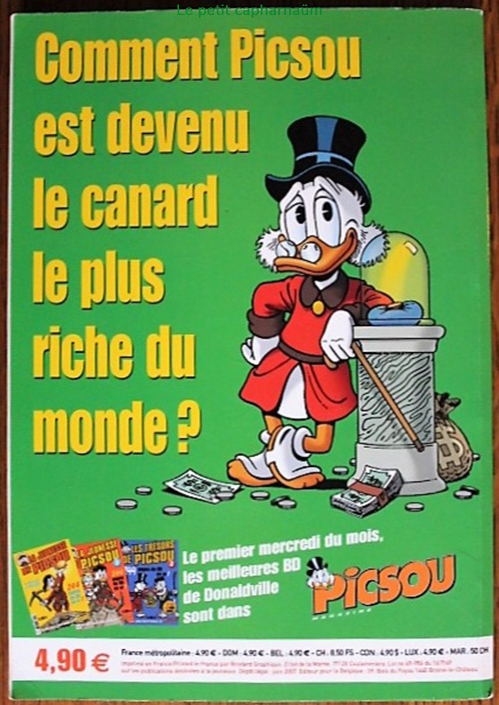 livres bd revues picsou magazine hs n 04 les tresors de picsou