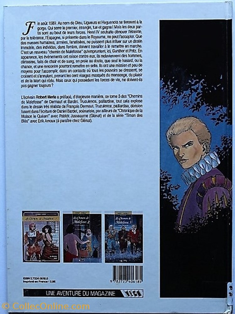Les chemins de Malefosse - 03 - La vallée de la misère - EO 1986 livres bd revues bandes dessinees les chemins de malefosse 03 la vallee de la misere eo 1986