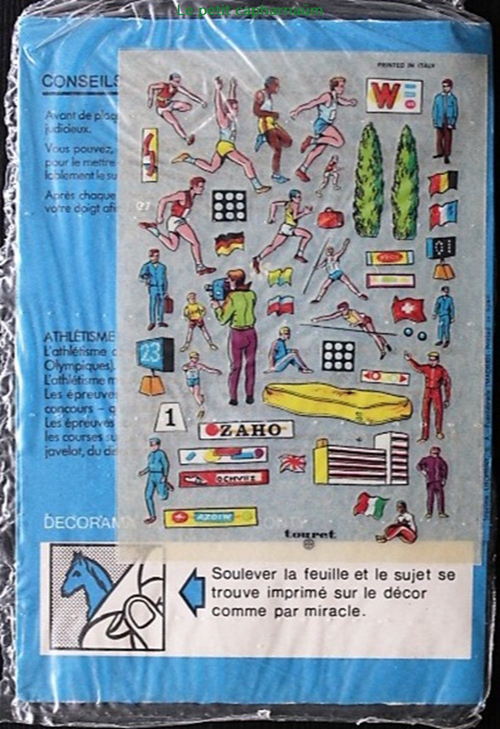 Décorama - Touret - Athéltisme divers decorations magnets autocollants decalcomanies decorama touret atheltisme