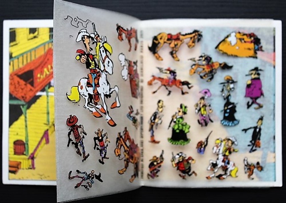 Décorama - Dargaud Décotrans N°5 - Lucky Luke ; La ville 2 divers decorations magnets autocollants decalcomanies decorama dargaud decotrans n 5 lucky luke la ville