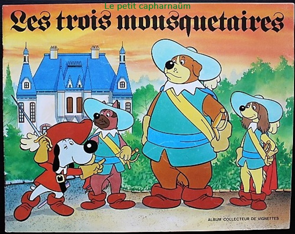 Les trois mousquetaires - Album collecteur de vignettes - A.G.E. 1984 divers decorations magnets autocollants les trois mousquetaires album collecteur de vignettes a g e 1984