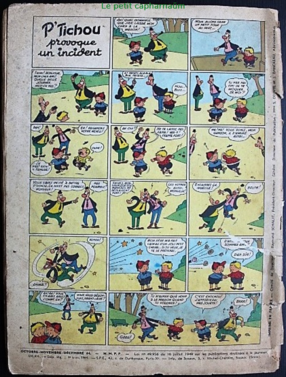 livres bd revues magazine journal de bibi fricotin n 02 octobre novembre decembre 1964