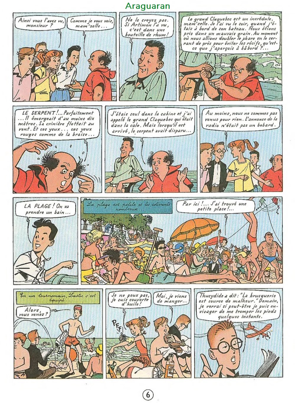 Album - 4 as (Les) - 01 - Les 4 as et le serpent de mer 7 livres bd revues bandes dessinees album 4 as les 01 les 4 as et le serpent de mer