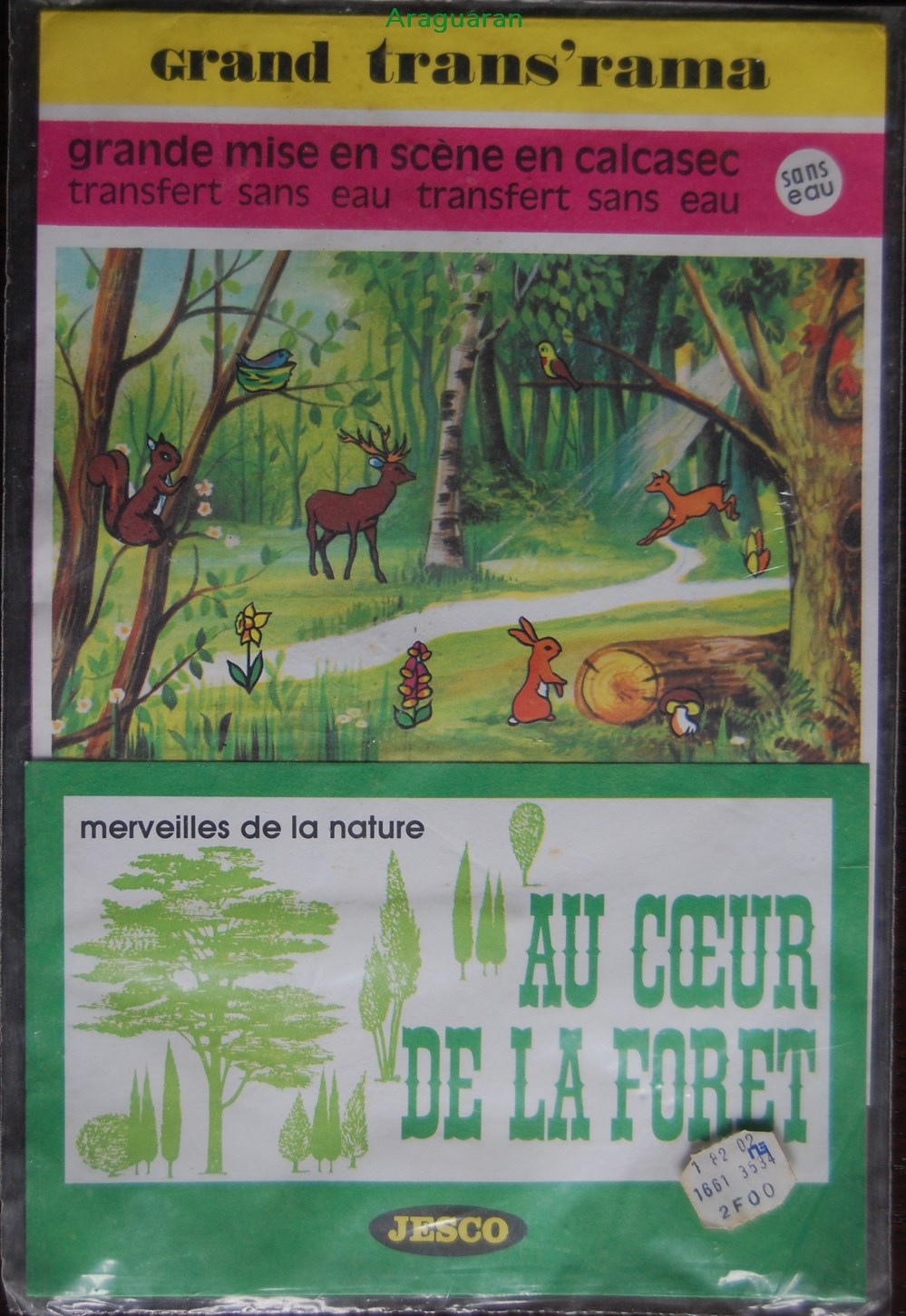 Décorama - Jesco - Merveilles de la nature - Au coeur de la forêt divers decorations magnets autocollants decalcomanies decorama jesco merveilles de la nature au coeur de la foret