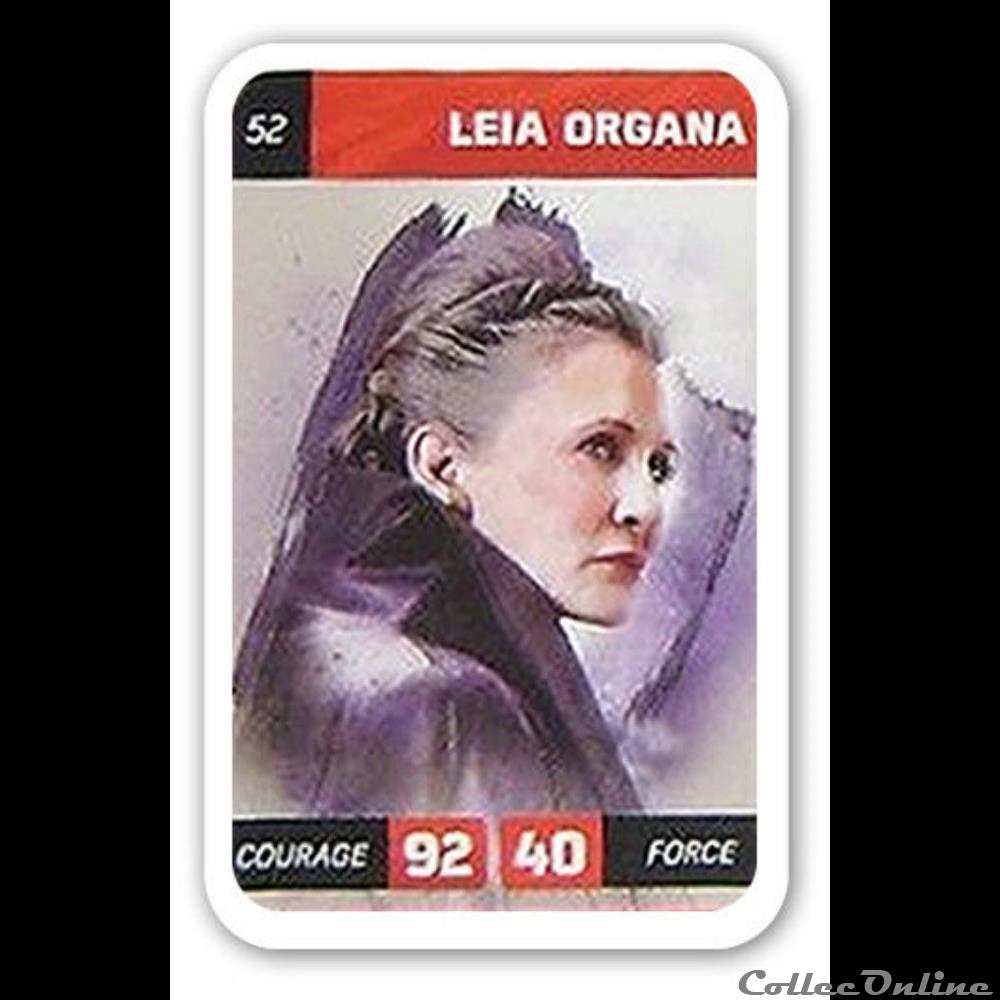 52 - Leia Organa jeux jouet jeu de carte collectionner 52 leia organa
