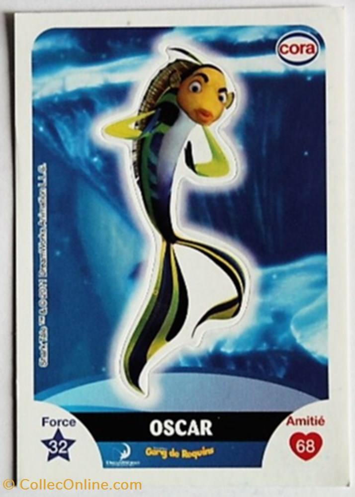 Dreamworks Cora 2011 - S081 - Gang de requins - Oscar jeux jouets jeu carte collectionner dreamworks cora 2011 s081 gang de requins oscar