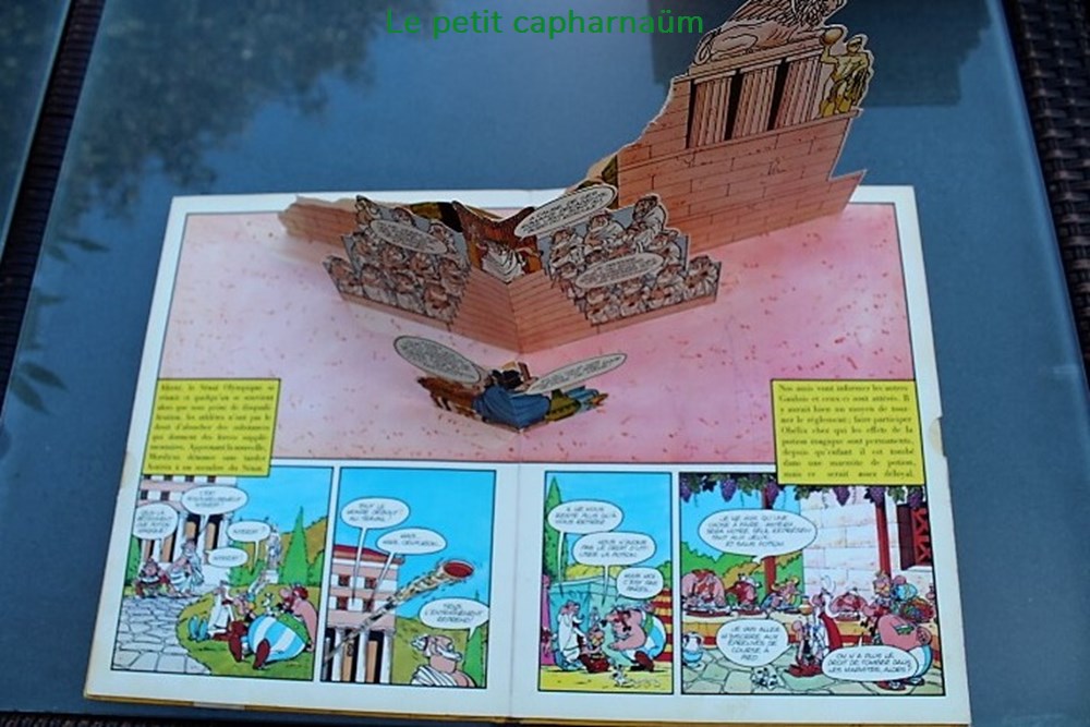 Album Pop-Hop - Astérix - 12 - Astérix aux Jeux Olympiques - EO 1972 6 livres bd revues bandes dessinees album pop hop asterix 12 asterix aux jeux olympiques eo 1972