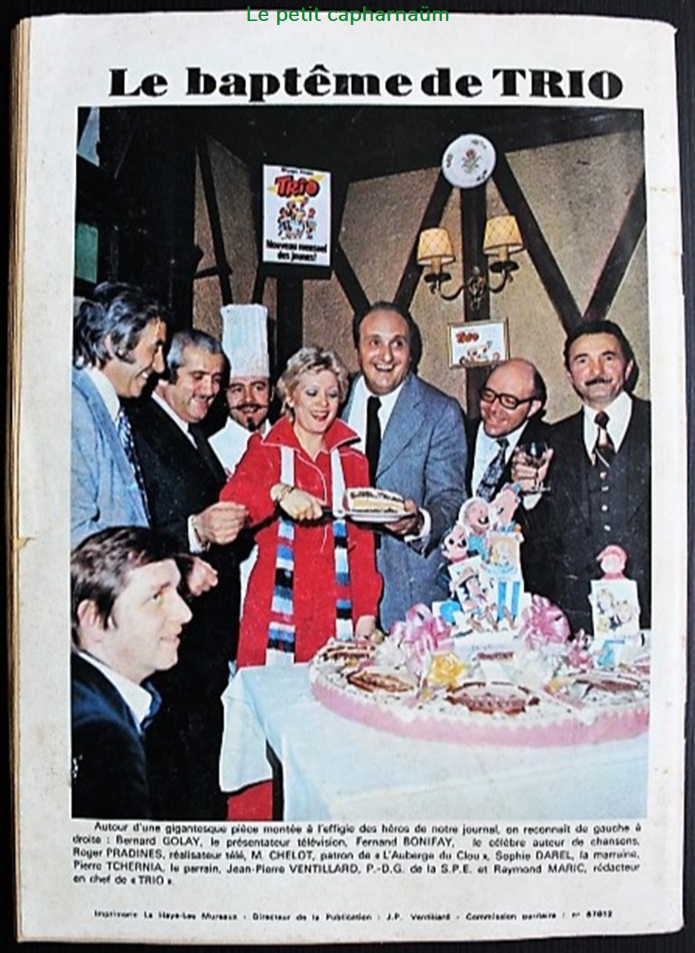 Trio - 03 - Mai 1976 2 livres bd revues trio 03 mai 1976