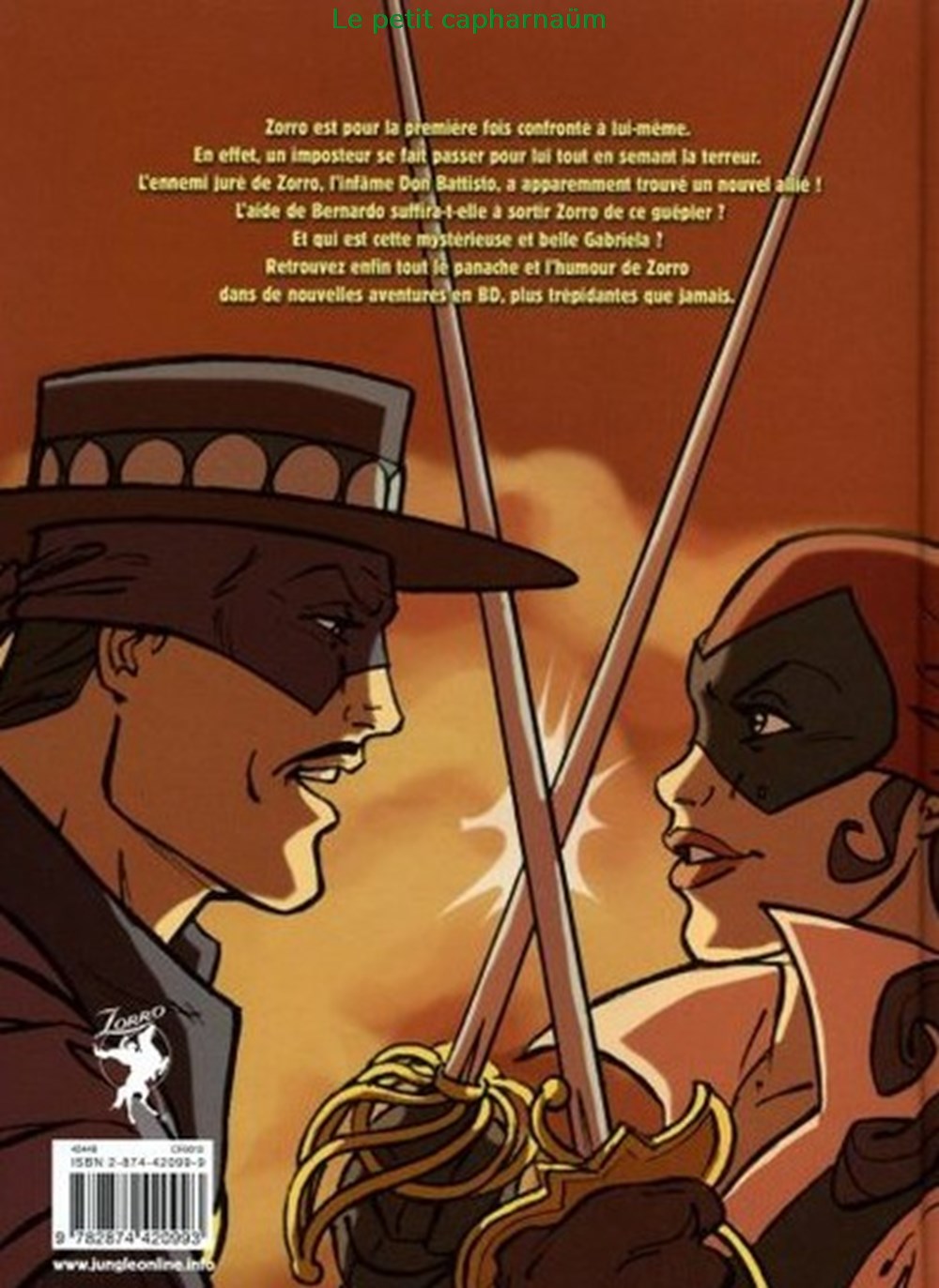 Les nouvelles aventures de Zorro - L'armée secrète - EO 2005 livres bd revues bandes dessinees les nouvelles aventures de zorro armee secrete eo 2005