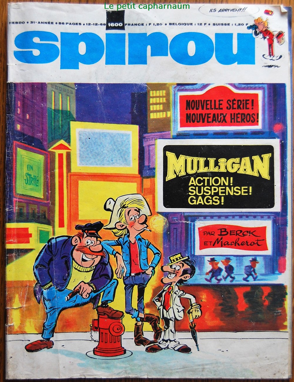 Spirou - 1600 - Couverture : Mulligan livres bd revues spirou 1600 couverture mulligan