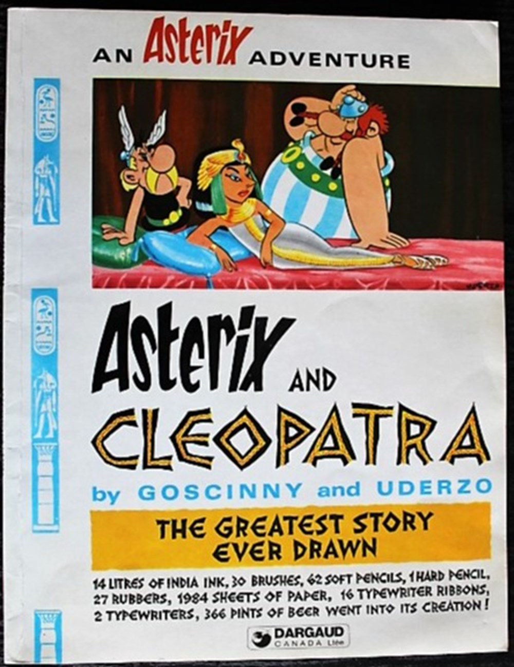 livres bd revues bandes dessinees album anglais asterix 06 asterix and cleopatra reed 1980