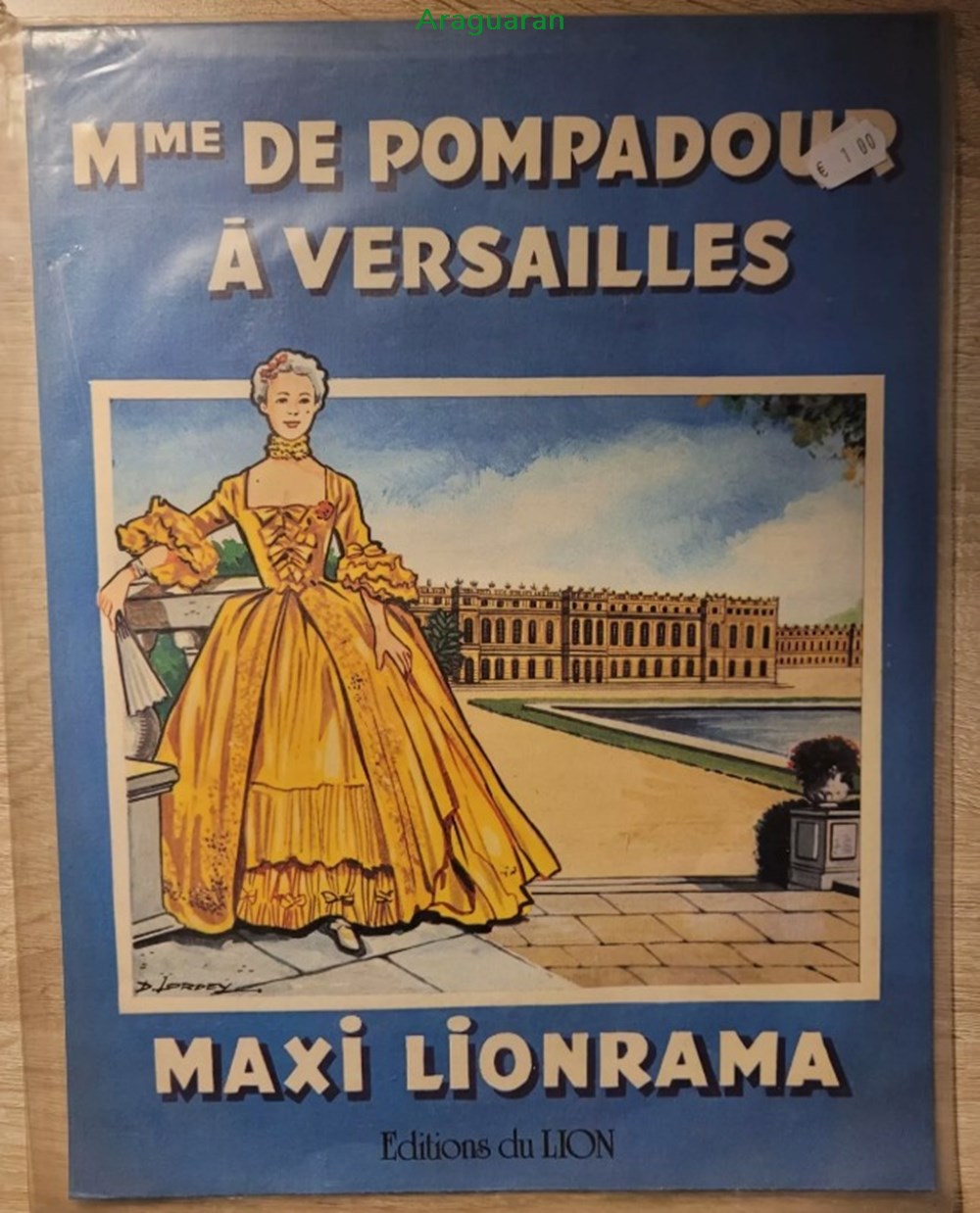 divers decorations magnets autocollants decalcomanies decorama lionrama maxi madame de pompadour a versailles