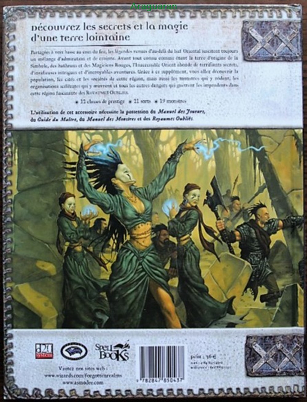 jeux societe jouets roles jeu de role d d3 les royaumes oublies inaccessible orient