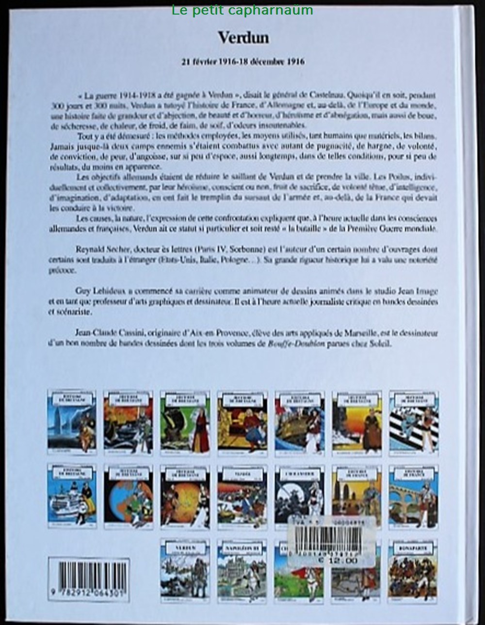 Album - Verdun - 21 février 1916 - 18 décembre 1918 - EO 2008 livres bd revues bandes dessinees album verdun 21 fevrier 1916 18 decembre 1918 eo 2008