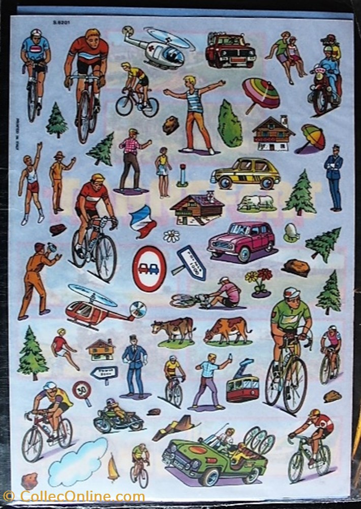 Décorama - Hemma Transfert - Le cyclisme divers decorations magnets autocollants decalcomanies decorama hemma transfert le cyclisme