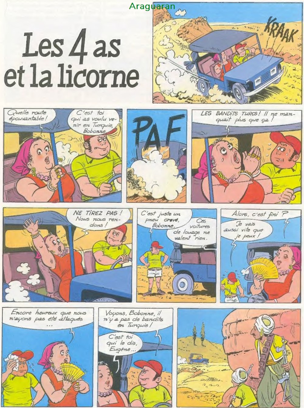 Album - 4 as (Les) - 18 - Les 4 as et la licorne 2 livres bd revues bandes dessinees album 4 as les 18 les 4 as et la licorne
