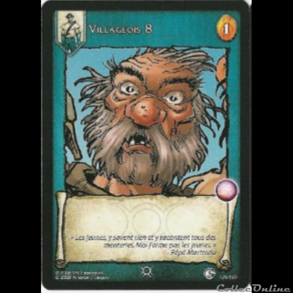 Lanfeust de Troy - 138 - Villageois 8 jeux jouet jeu carte collectionner lanfeust de troy 138 villageois 8