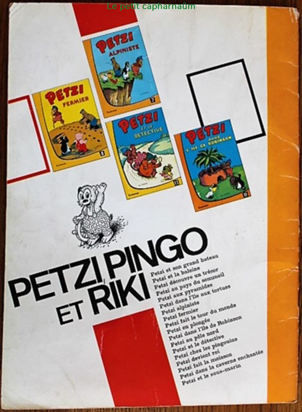 livres bd revues bandes dessinees petzi 1ere serie 04 petzi au pays du sommeil reed 1967