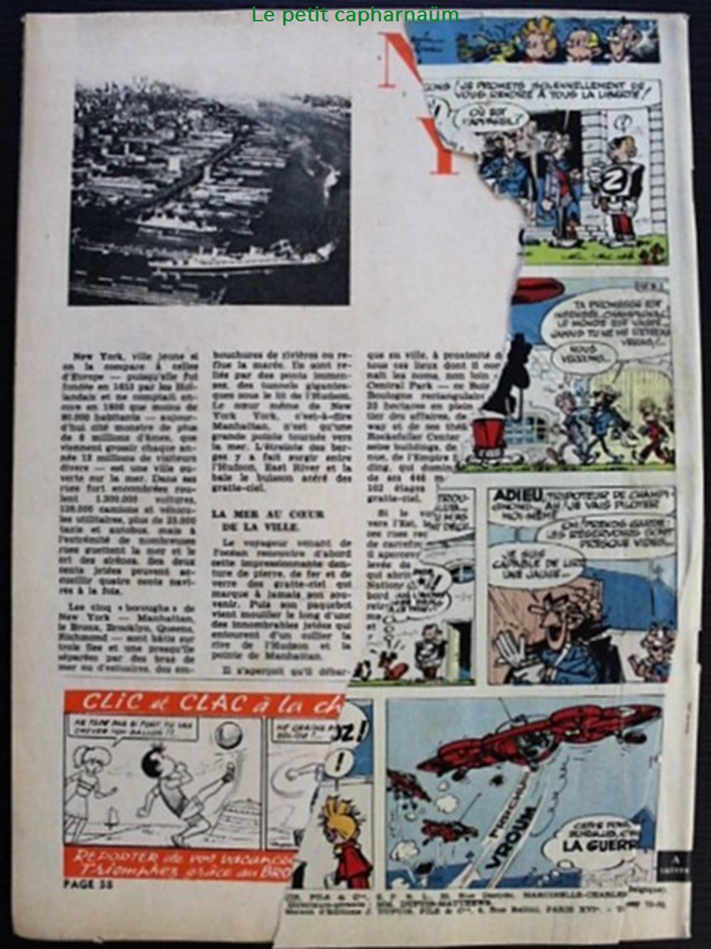 Spirou - 1156 - Couverture : Spirou livres bd revues spirou 1156 couverture spirou